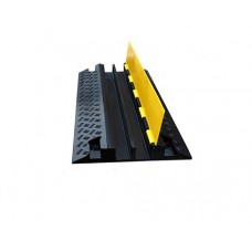 Heavy Duty Rubber Cable protector - Twin Channel