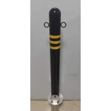 Lockable Metal column removable 