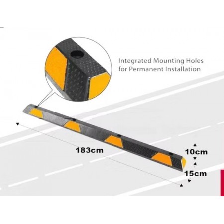 Rubber Wheel stopper - 183cm