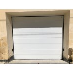Insulated overhead sectional garage door